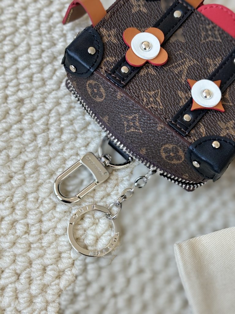 ルイヴィトン LOUIS VUITTON モノグラム LVポーチ ミスターソフト トランク メンズ レディース キーリング付ポーチ - 画像 4