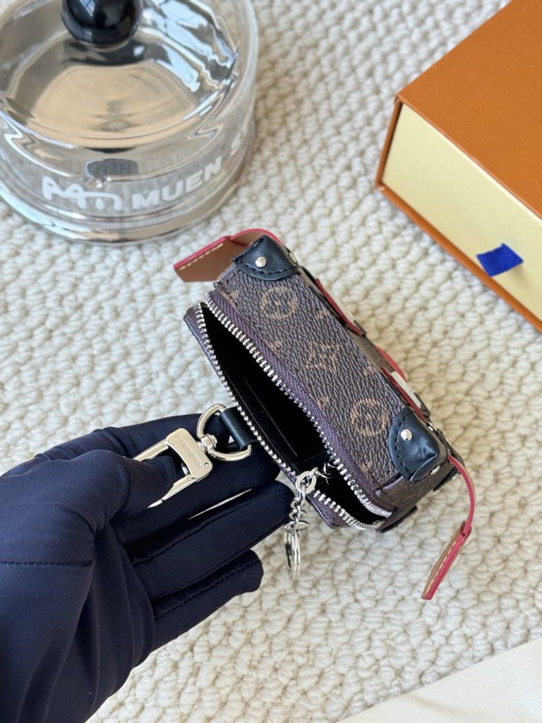 ルイヴィトン LOUIS VUITTON モノグラム LVポーチ ミスターソフト トランク メンズ レディース キーリング付ポーチ - 画像 6