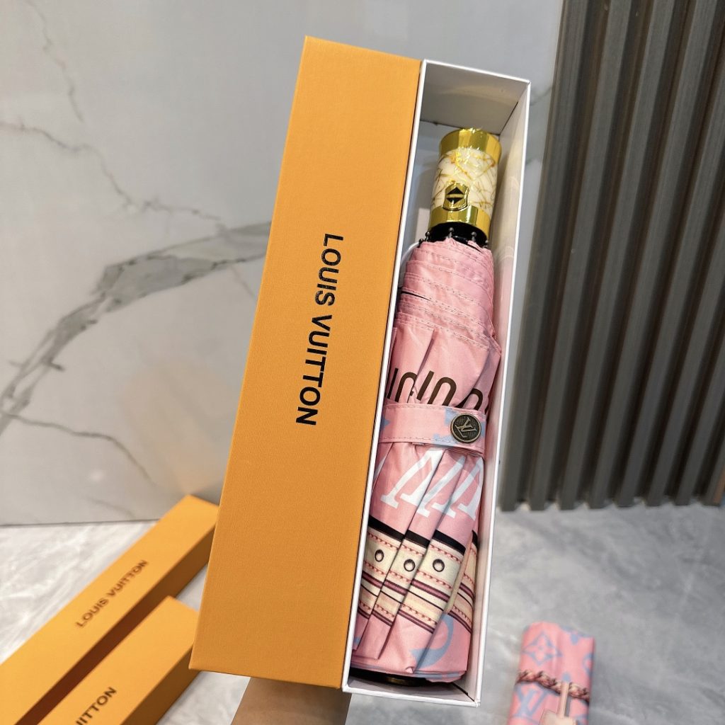 LOUIS VUITTON　折りたたみ傘ルイヴィトン　ワンタッチ開閉かさ　人気アンブレラ　日傘UVカット　晴雨兼用傘持ちやすい　男女兼用3種 - 画像 7