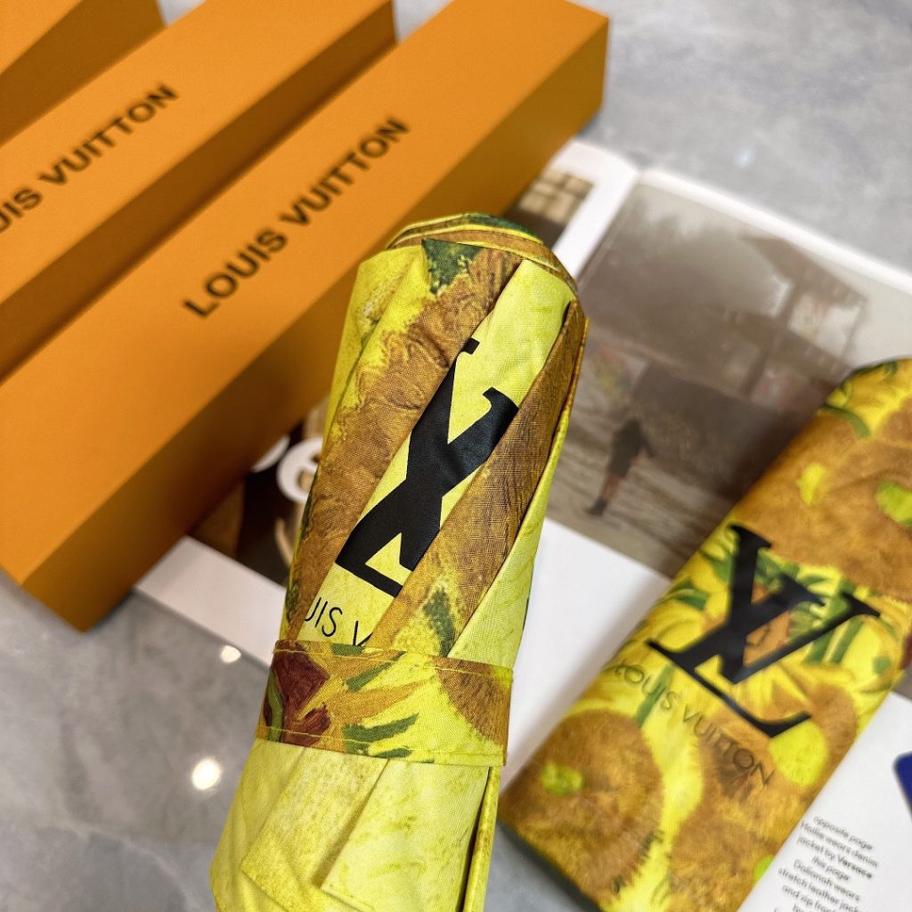 LOUIS VUITTON　ルイヴィトン　かさ　傘　日傘雨傘　折りたたみ傘　　UVカット　可愛い晴雨兼用傘　芸術　ひまわり　3種 - 画像 6
