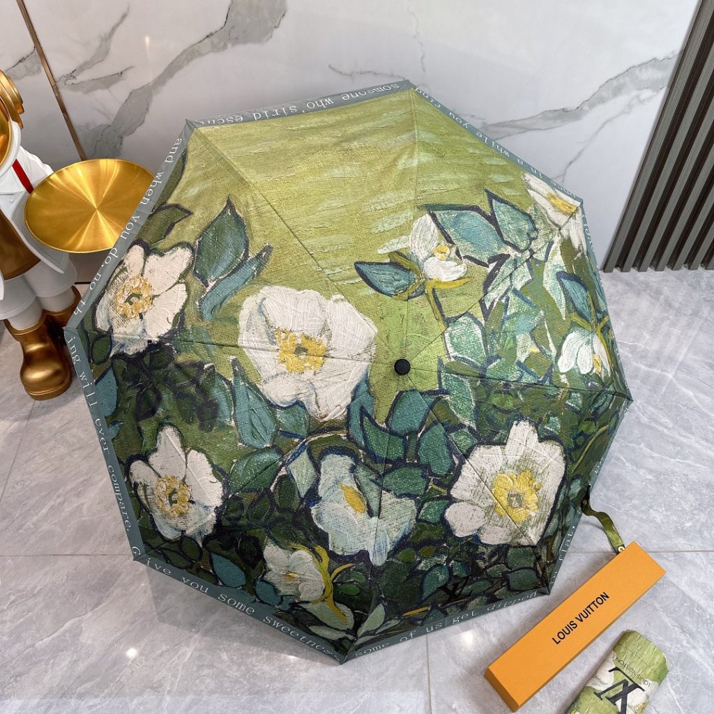 LOUIS VUITTON　ルイヴィトン　かさ　傘　日傘雨傘　折りたたみ傘　　UVカット　可愛い晴雨兼用傘　芸術　ひまわり　3種 - 画像 4