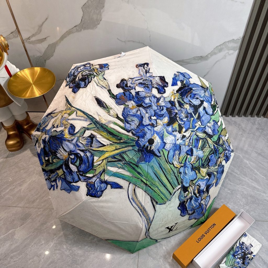 LOUIS VUITTON　ルイヴィトン　かさ　傘　日傘雨傘　折りたたみ傘　　UVカット　可愛い晴雨兼用傘　芸術　ひまわり　3種 - 画像 3