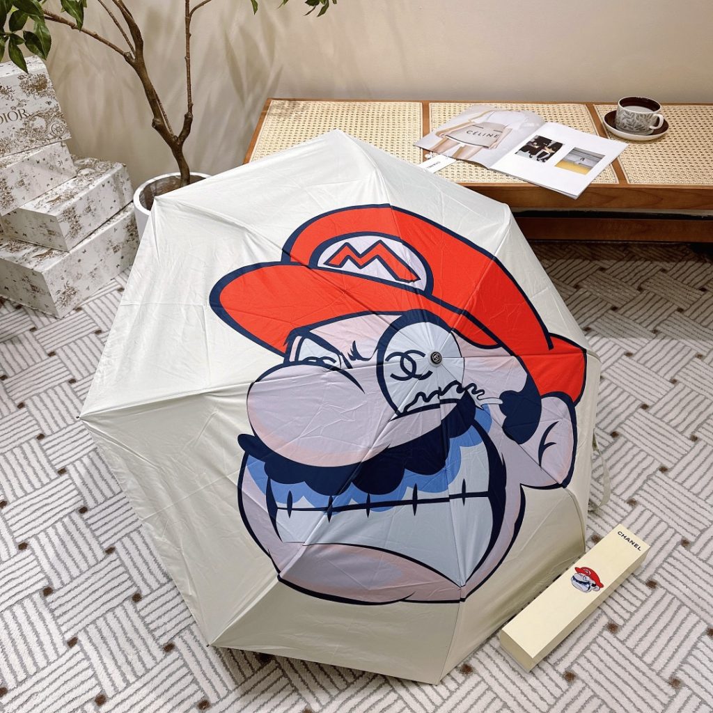 シャネル　折りたたみ傘　ワンタッチ開閉　アンブレラCHANEL傘/かさ　日傘晴雨兼用傘レディース　綺麗な傘　5種選択 - 画像 4