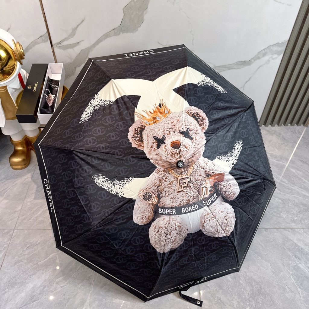 シャネル　折りたたみ傘　ワンタッチ開閉　アンブレラCHANEL傘/かさ　日傘晴雨兼用傘レディース　綺麗な傘　5種選択 - 画像 2