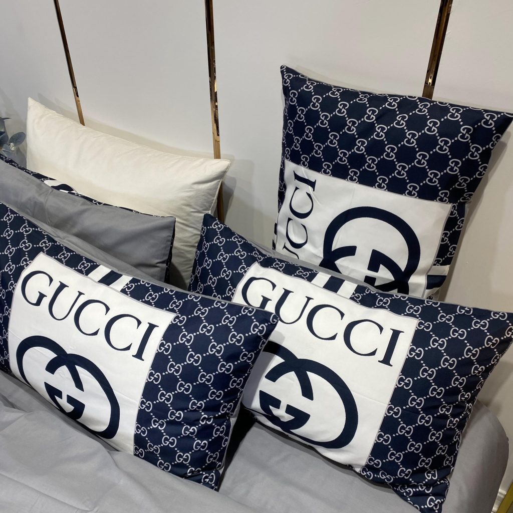 掛け布団カバー4点セット グッチGUCCI布団カバー/ボックスシーツ/枕カバー　人気ベッド用品綿100％ - 画像 4