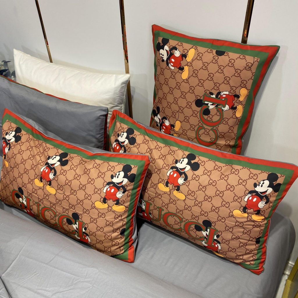 掛け布団カバー4点セット グッチGUCCI布団カバー/ボックスシーツ/枕カバー　人気ベッド用品綿100％ - 画像 7