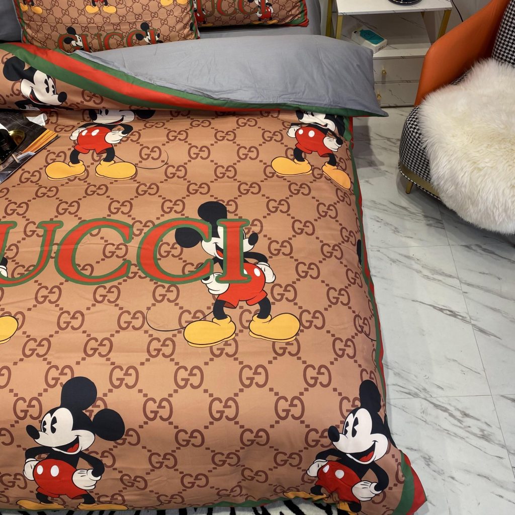 掛け布団カバー4点セット グッチGUCCI布団カバー/ボックスシーツ/枕カバー　人気ベッド用品綿100％ - 画像 6