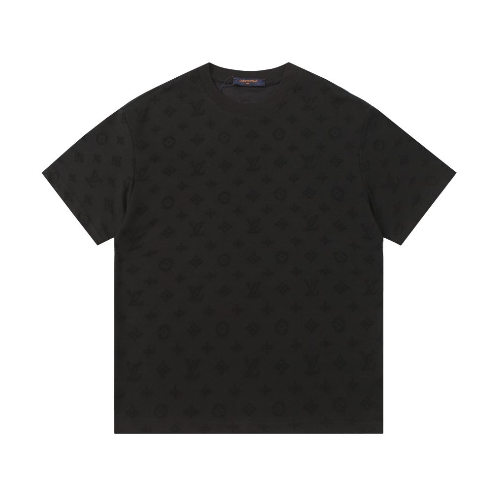 Louis Vuitton　ルイヴィトン　モノグラム　半袖シャツ　Ｔシャツ　シャツ　T-Shirt　3色　クルーネック　コットン100％　黒/灰/白 - 画像 2