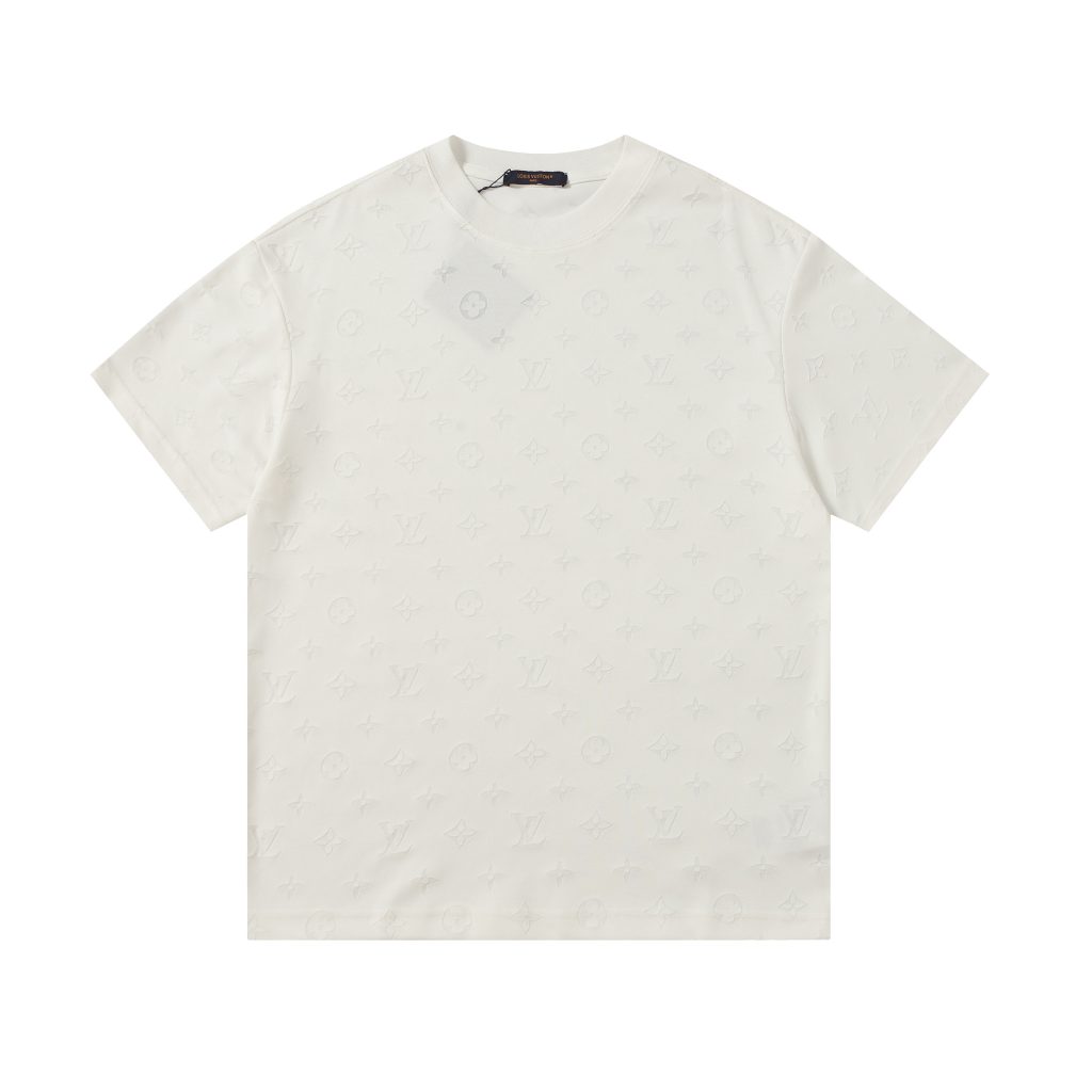Louis Vuitton　ルイヴィトン　モノグラム　半袖シャツ　Ｔシャツ　シャツ　T-Shirt　3色　クルーネック　コットン100％　黒/灰/白 - 画像 4