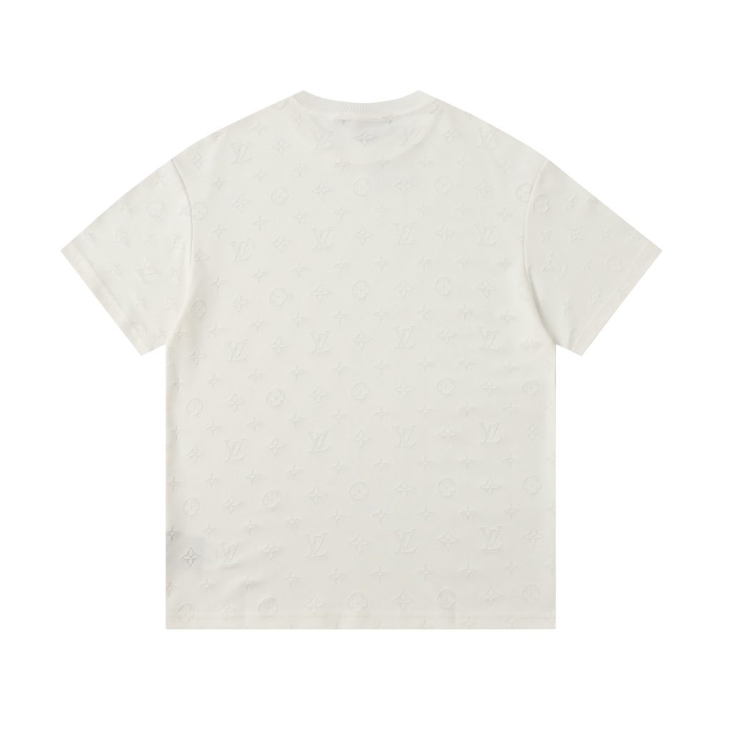 Louis Vuitton　ルイヴィトン　モノグラム　半袖シャツ　Ｔシャツ　シャツ　T-Shirt　3色　クルーネック　コットン100％　黒/灰/白 - 画像 5
