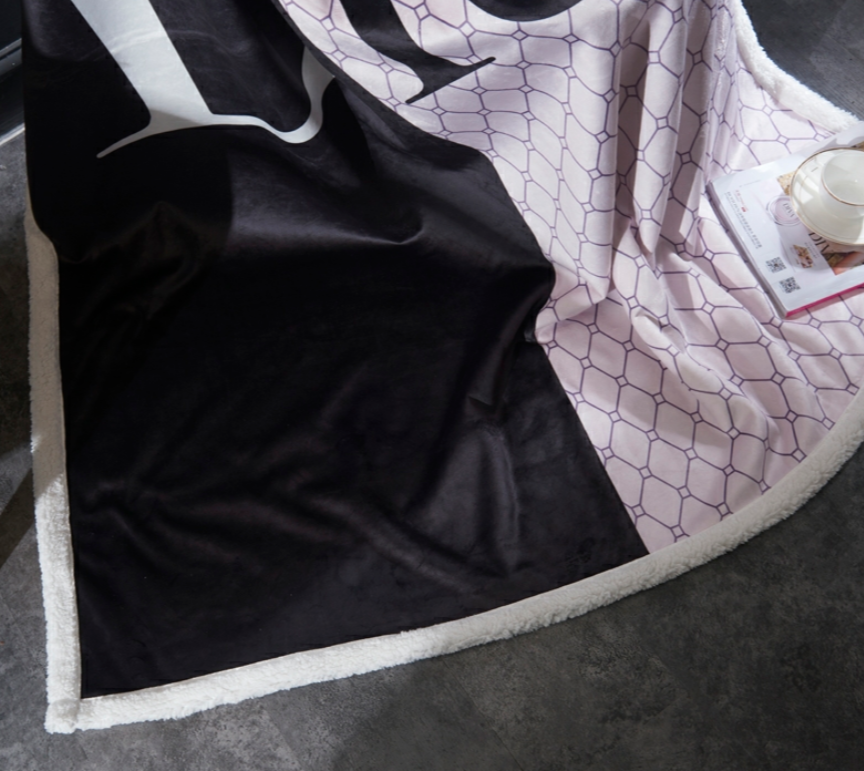 ディオール Dior もうふ 人気ブランケット 毛布 ひざ掛け毛布 ふわふわ毛布 布団冬用 2枚合わせ あったか 裏起毛 - 画像 2