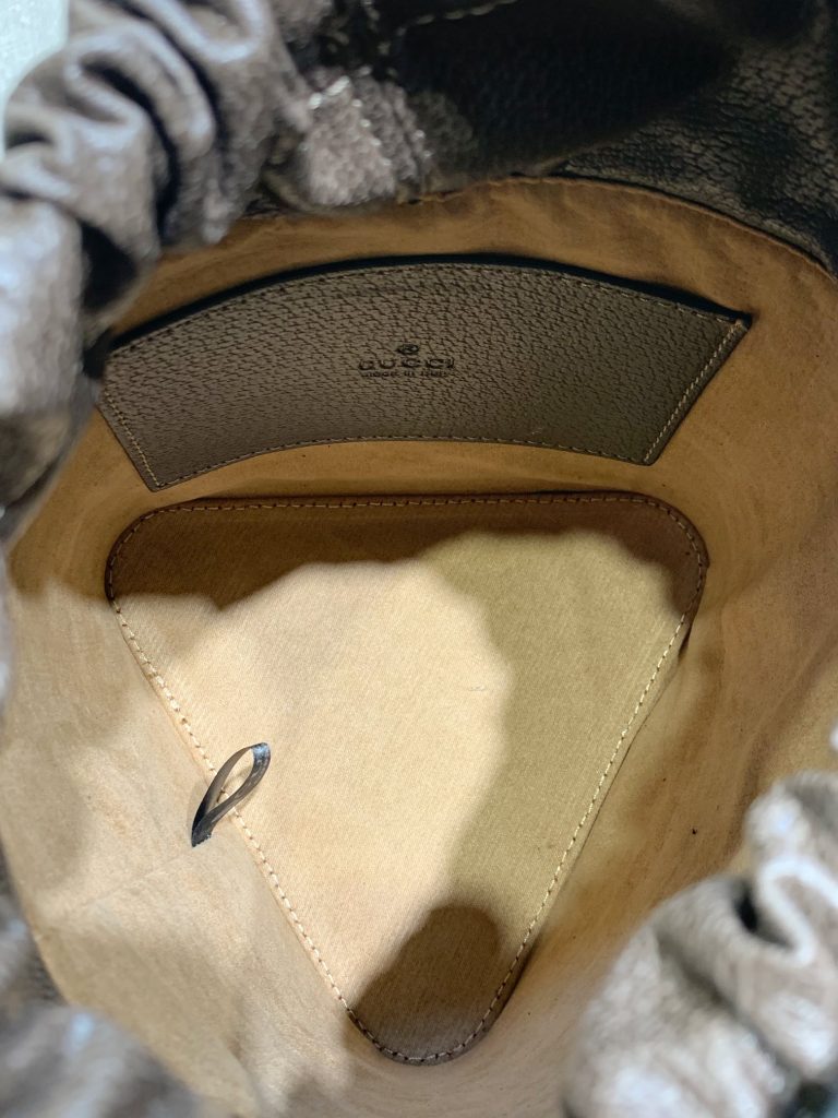 グッチ GUCCI オフィディア GG バケットバッグ 巾着バッグ GG Ophidia ハンドバッグ ブラウン 2WAY ショルダーバッグ 斜め掛けバッグ - 画像 5