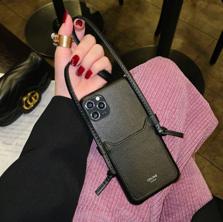 セリーヌ　iPhoneケース　Celine　携帯ケース　ネックストラップ付　アイフォンケース　スマホケース　全14種 - 画像 4