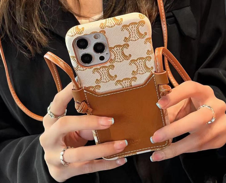 セリーヌ　iPhoneケース　Celine　携帯ケース　ネックストラップ付　アイフォンケース　スマホケース　全14種 - 画像 3