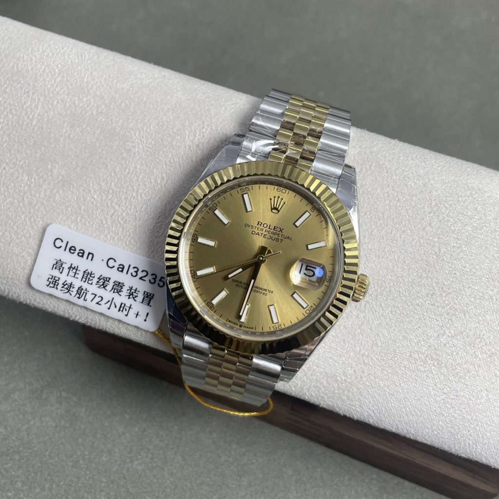 Rolex ロレックスロレックス デイトジャスト 41mm 3235型自動巻き🔝交換可能パーツ✨最高級仕上げ💎永久ブルー夜光⚡️72時間パワーリサーブ - 画像 2