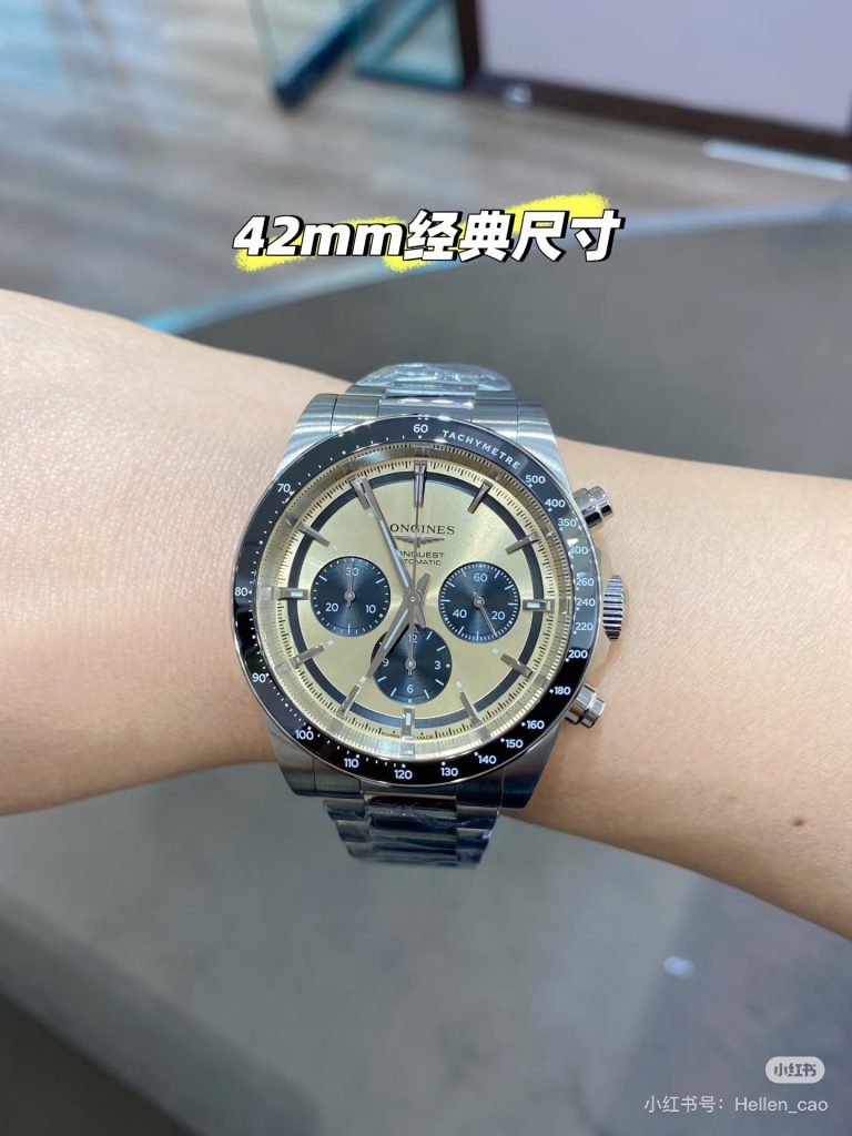 Rolex ロレックス【人気モデル】ロレックス パンダダイヤル & ロンジン コンクエスト 42mm メンズ腕時計✨😎🔥 スポーティでエレガントなデザイン👑💼 - 画像 2