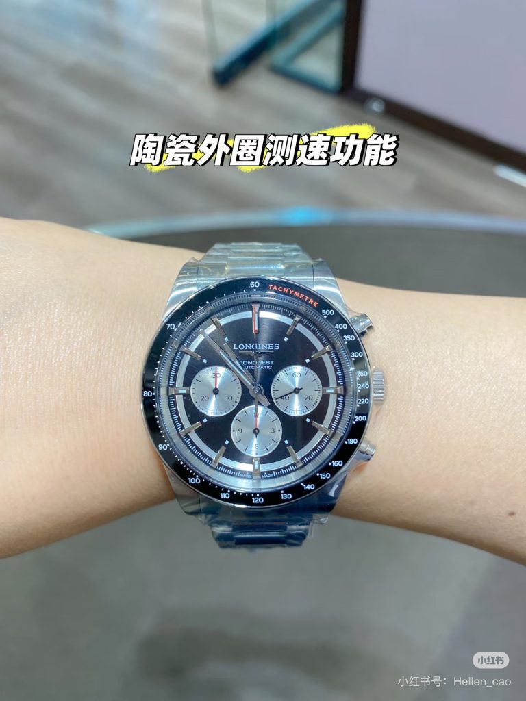 Rolex ロレックス【人気モデル】ロレックス パンダダイヤル & ロンジン コンクエスト 42mm メンズ腕時計✨😎🔥 スポーティでエレガントなデザイン👑💼 - 画像 3