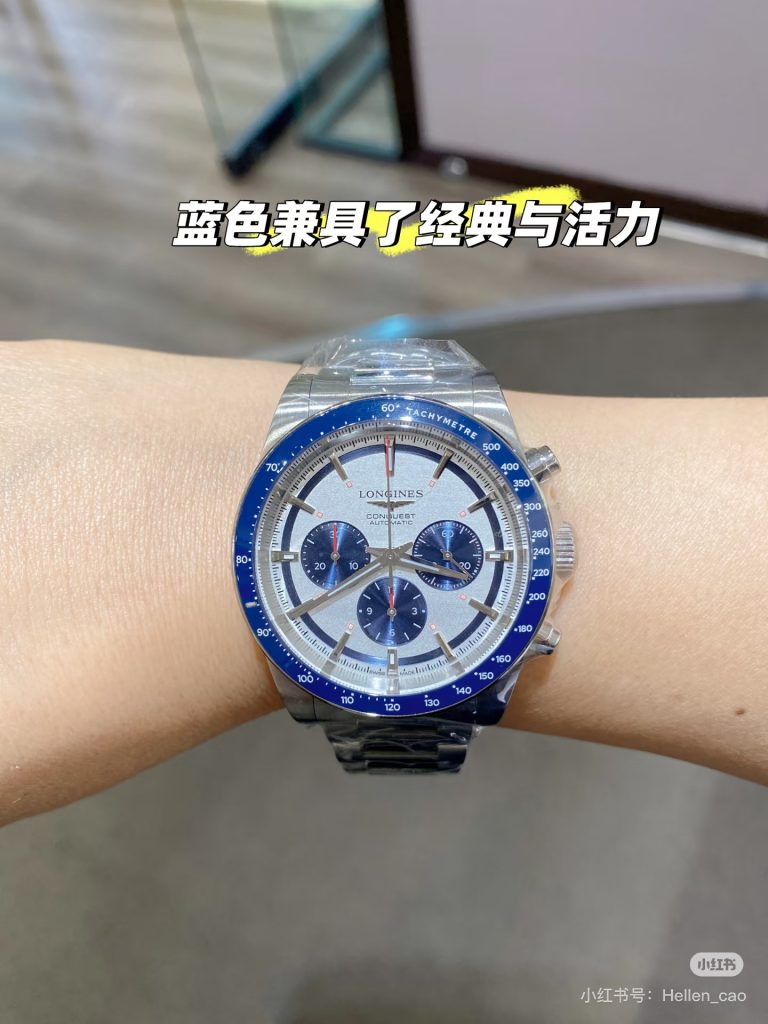 Rolex ロレックス【人気モデル】ロレックス パンダダイヤル & ロンジン コンクエスト 42mm メンズ腕時計✨😎🔥 スポーティでエレガントなデザイン👑💼 - 画像 5