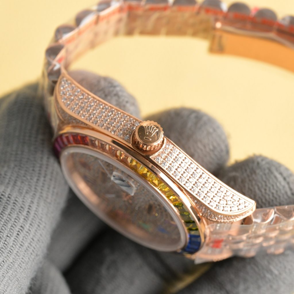 Rolex ロレックス✨💎ロレックスデイトジャスト 41mm 満鑽✨ 2813自動巻き ステンレス サファイアガラス 高級時計💫🔥 - 画像 7