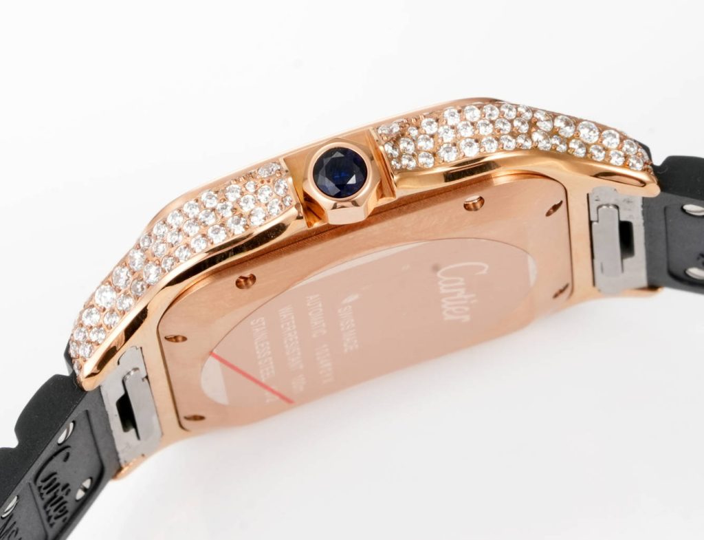 Cartier カルティエ✨Cartier✨ 高級腕時計 サントス 100 メンズ 自動巻き 本革ベルト 💎 メンテナンス済み ⌚️ 💼 美品 🎁 ギフトに最適 - 画像 8