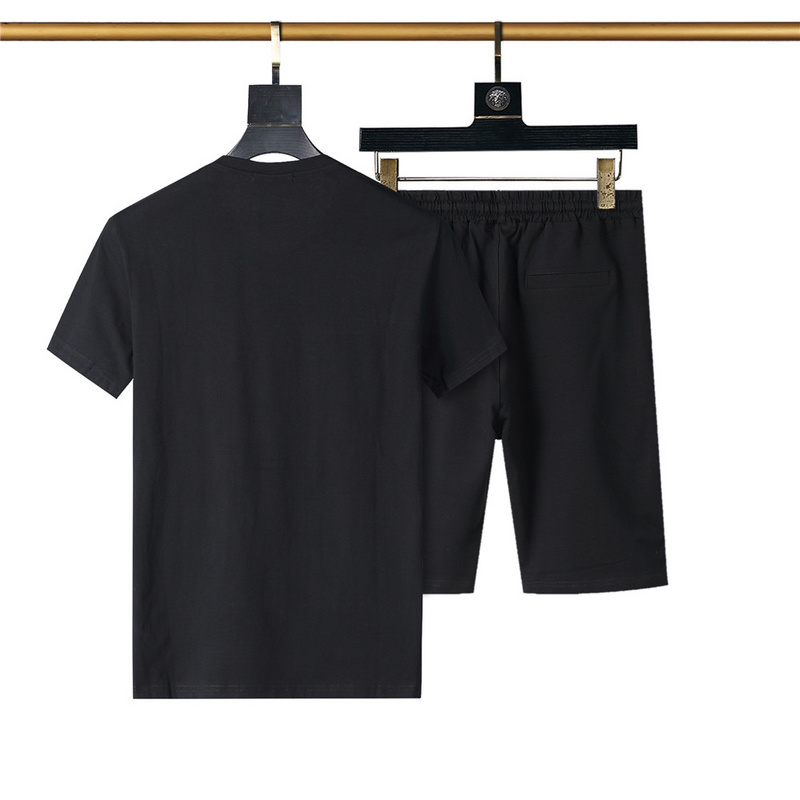 フェンディ　セットアップ　上下2点セットFENDI メンズ服　半袖Ｔシャツと半ズボン/ショートパンツ　カジュアルウェア　2色 - 画像 5