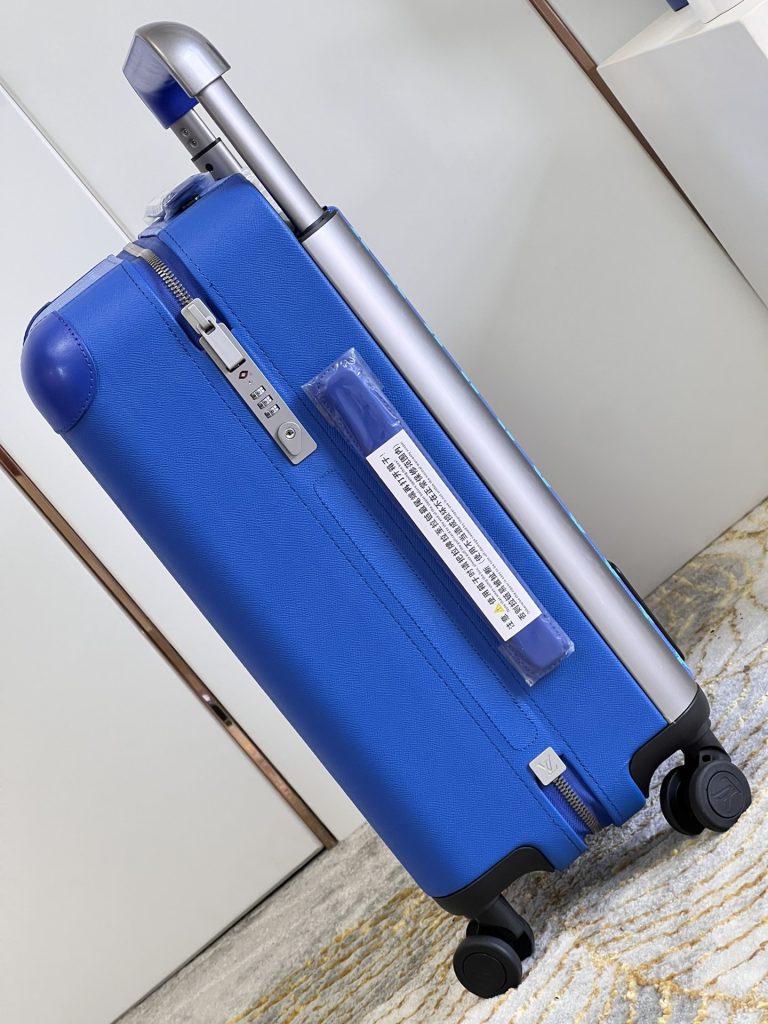 【ルイヴィトン】ホライズントランク モノグラム帆布 レザー保護コーナー 旅行ステッカー付き 上品で実用的な旅行コンパニオン - 画像 6