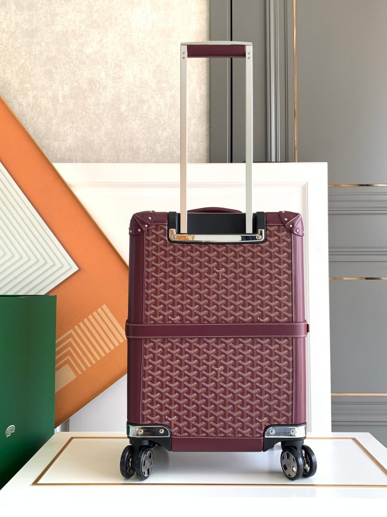【ゴヤール】20cmキャビンバッグ ハンドメイド 高級トランク 職人技の逸品 上質な旅行用キャリーバッグ - 画像 2