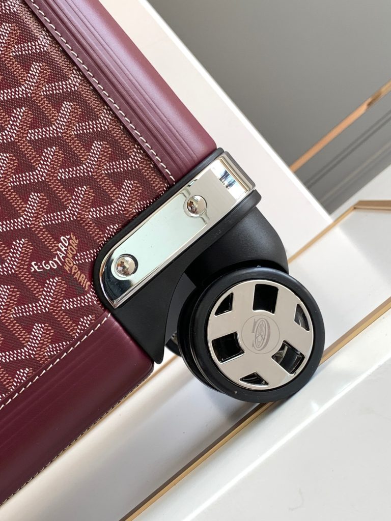 【ゴヤール】20cmキャビンバッグ ハンドメイド 高級トランク 職人技の逸品 上質な旅行用キャリーバッグ - 画像 7