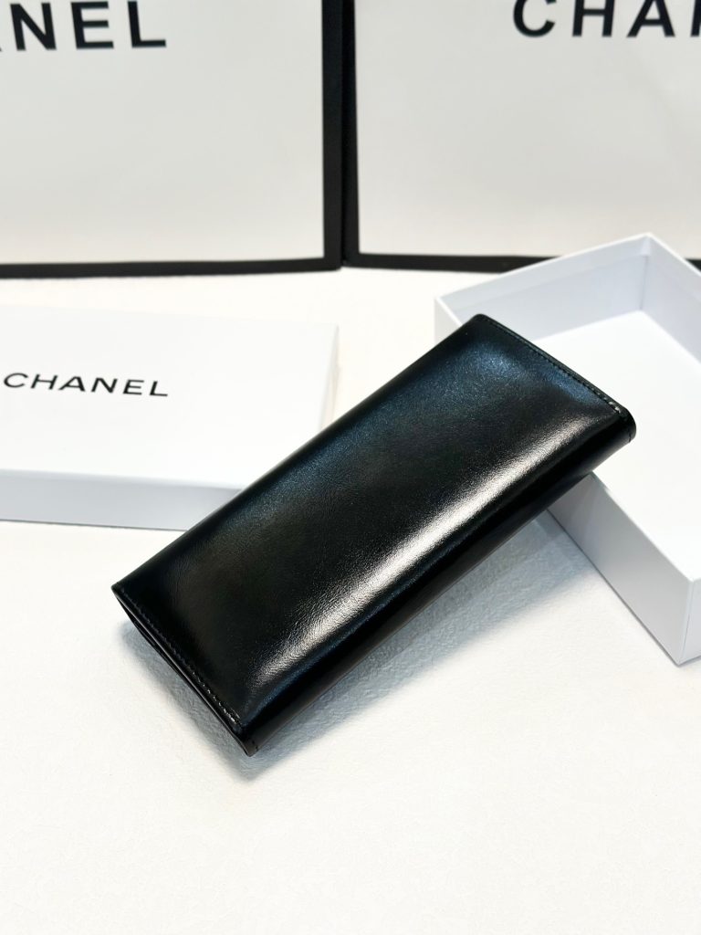 【シャネル】キャビアスキン 長財布 ココマーク金具 上品で使いやすいブラックのレディースウォレット - 画像 6