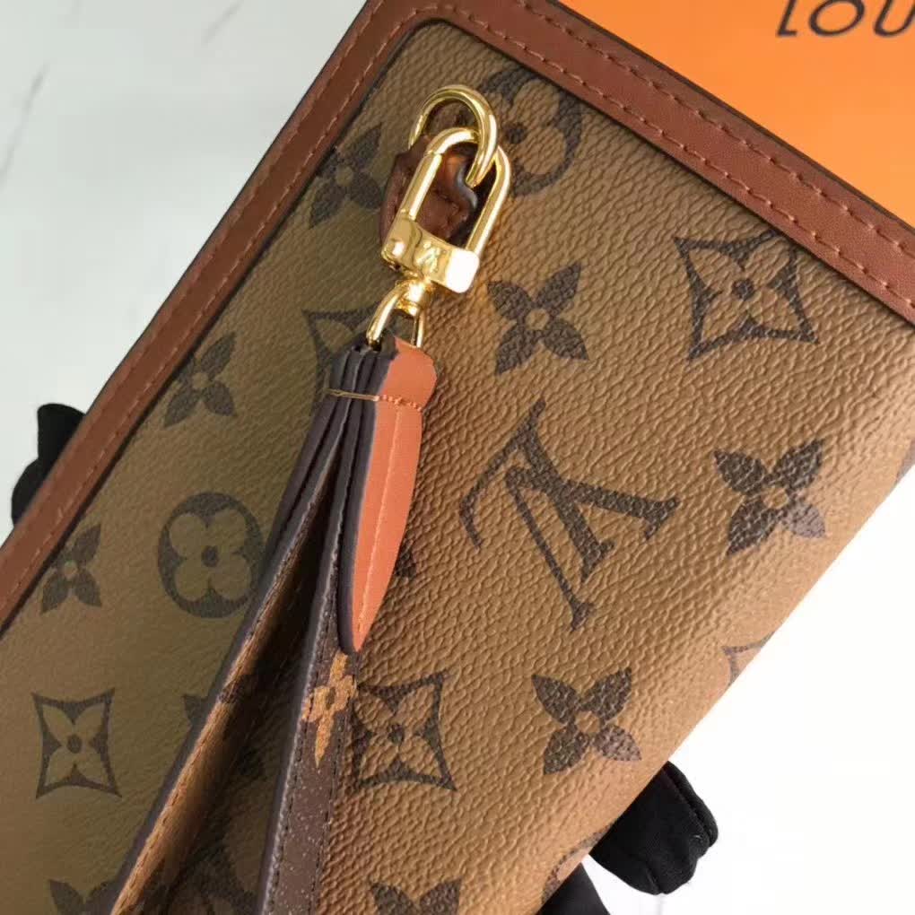 ルイヴィトン 長財布 モノグラム キャンバス地 クラシックで上品なデザインの高級財布 - 画像 5