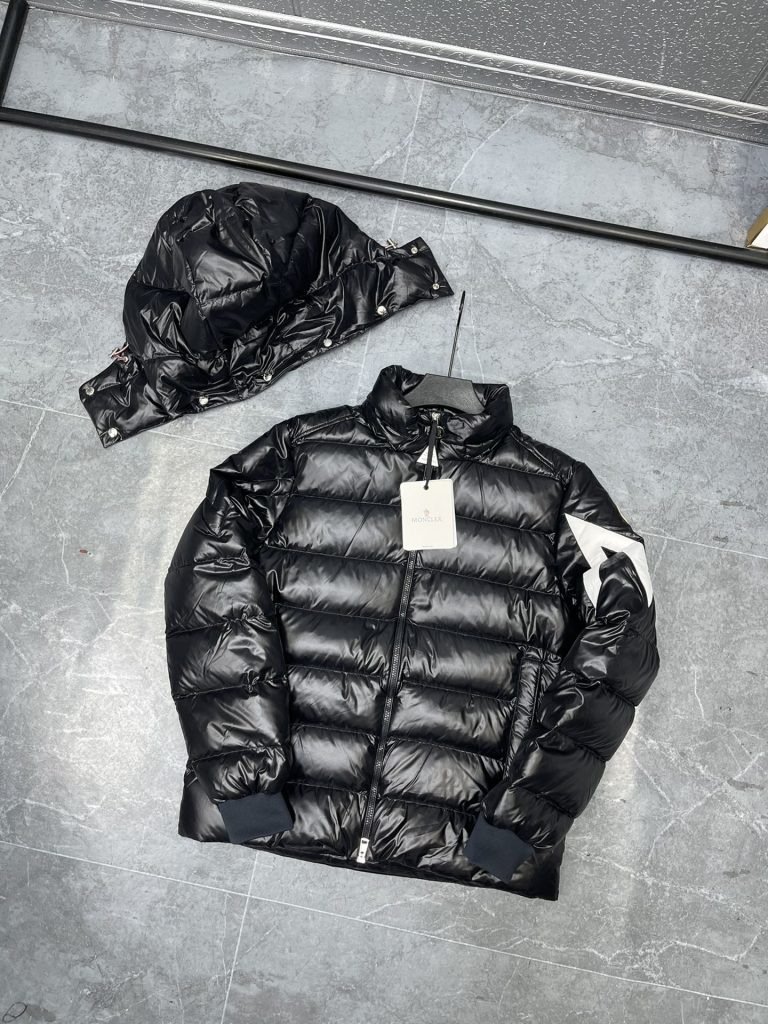 Monclerモンクレール 保温 軽量 ダウンジャケット 黒 - 画像 2
