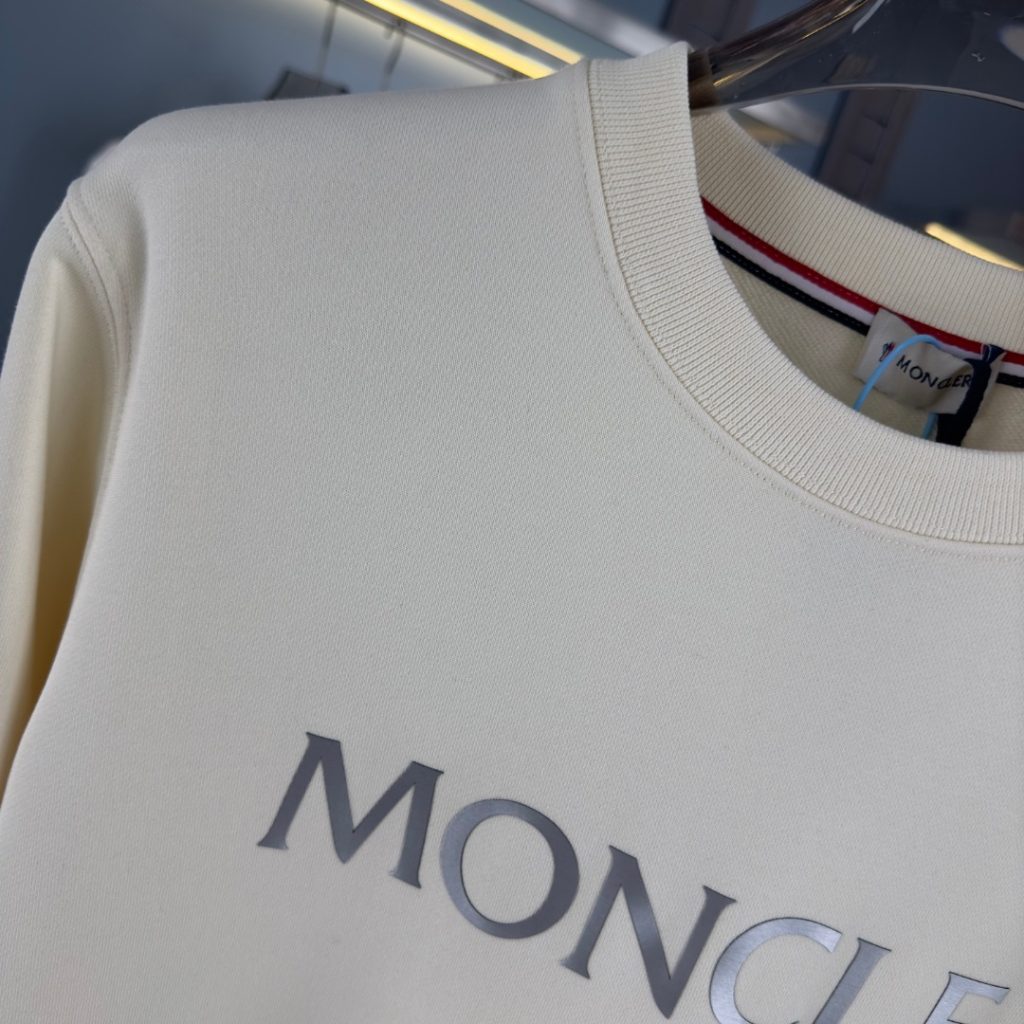 Monclerモンクレール ロゴスウェットシャツ 3色 メンズ 半袖 2024秋冬新作 - 画像 5
