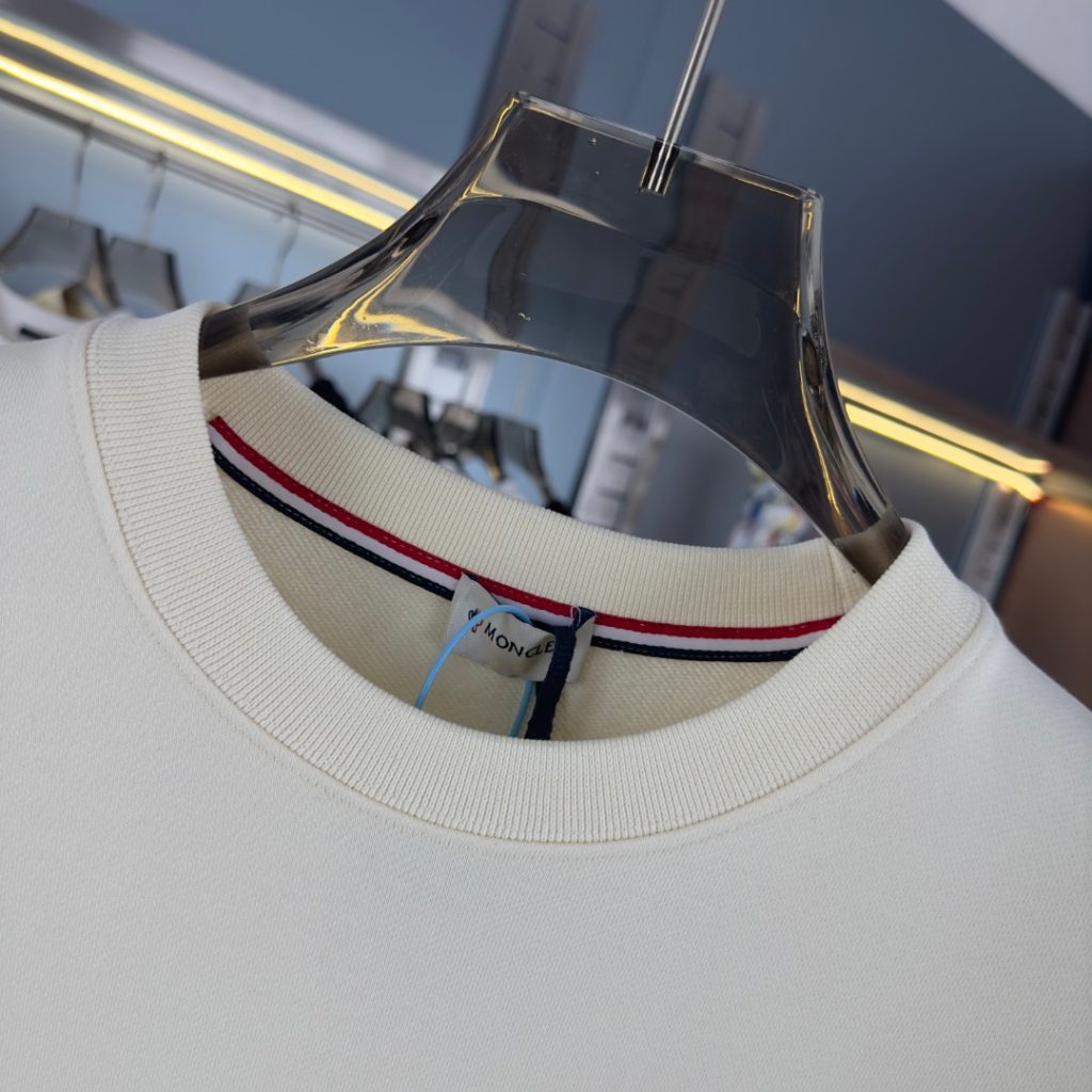 Monclerモンクレール ロゴスウェットシャツ 3色 メンズ 半袖 2024秋冬新作 - 画像 7