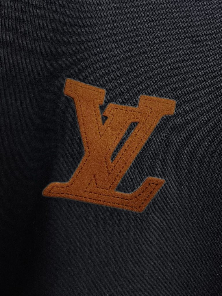 Louis Vuittonロエベ ブランドロゴ ロングスリーブTシャツ 黒 5色入 - 画像 5