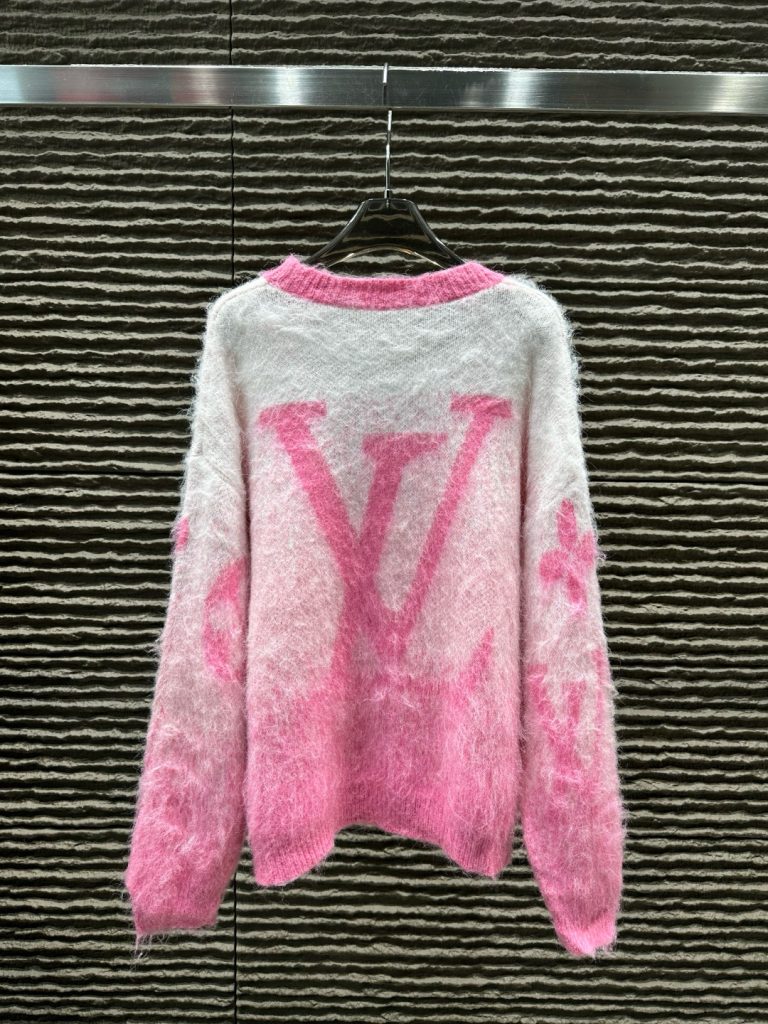 Louis VuittonLOUIS VUITTON フワフワカーディガン 2色展開 限定デザイン 高級感ある着心地良しのニットウェア - 画像 6