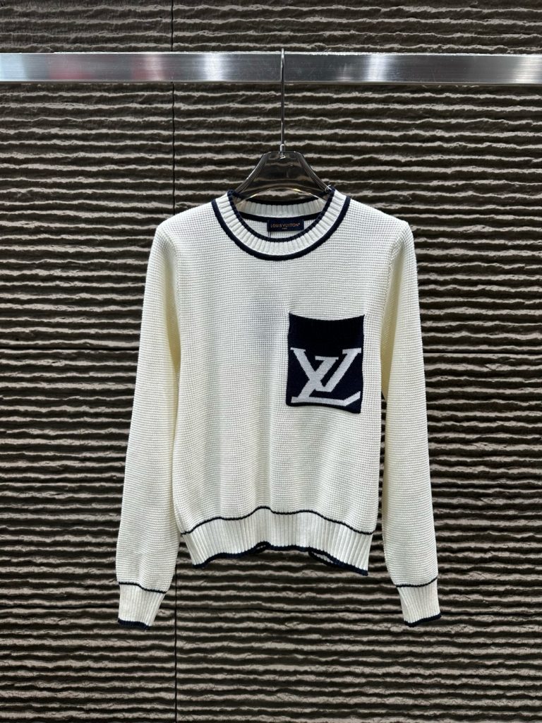 Louis Vuittonロエベ ニットセーター 2色入 レディース デザインロゴ ファッションウェア - 画像 5