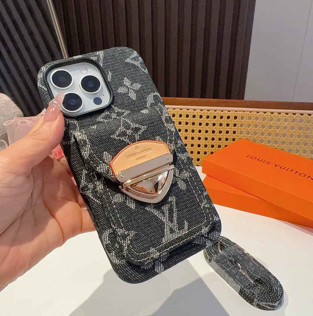 iPhoneケースルイ・ヴィトン デニム調スマホケース 2色入 🛍️ - 画像 4