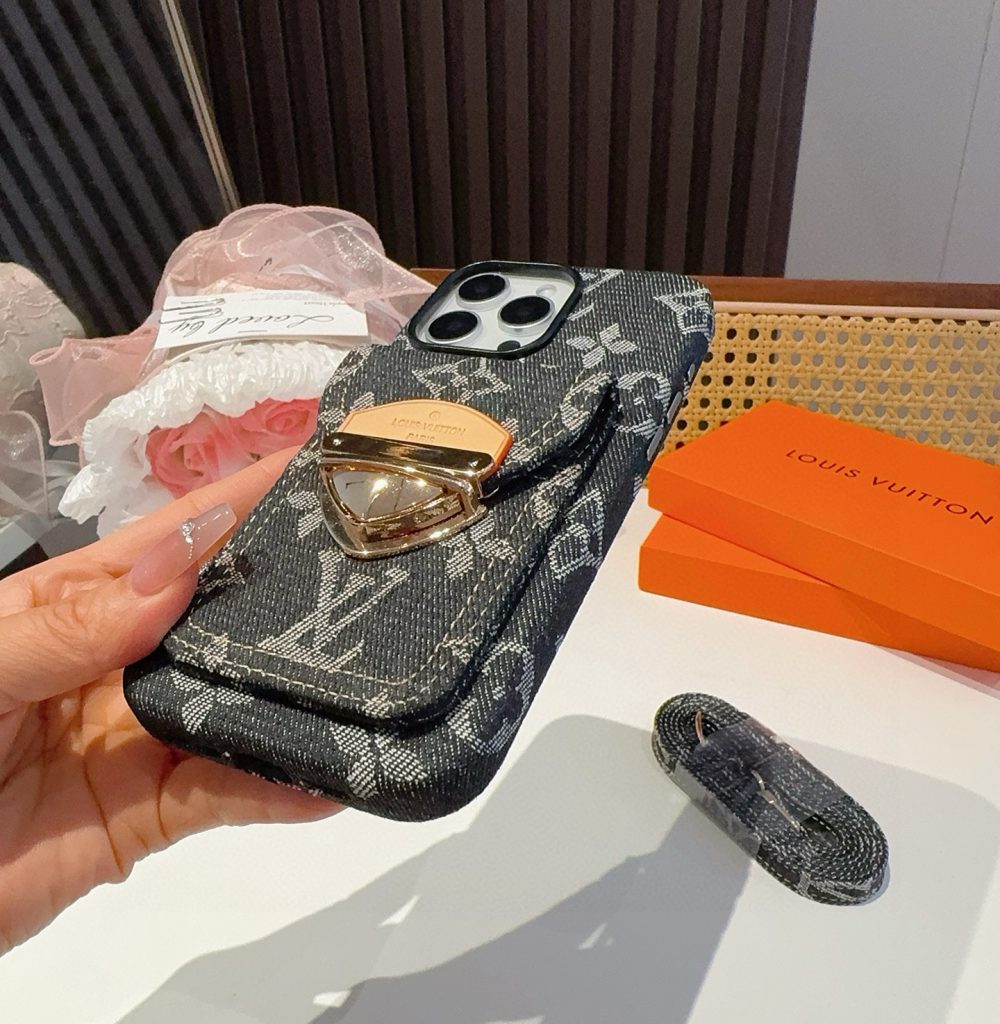iPhoneケースルイ・ヴィトン デニム調スマホケース 2色入 🛍️ - 画像 6