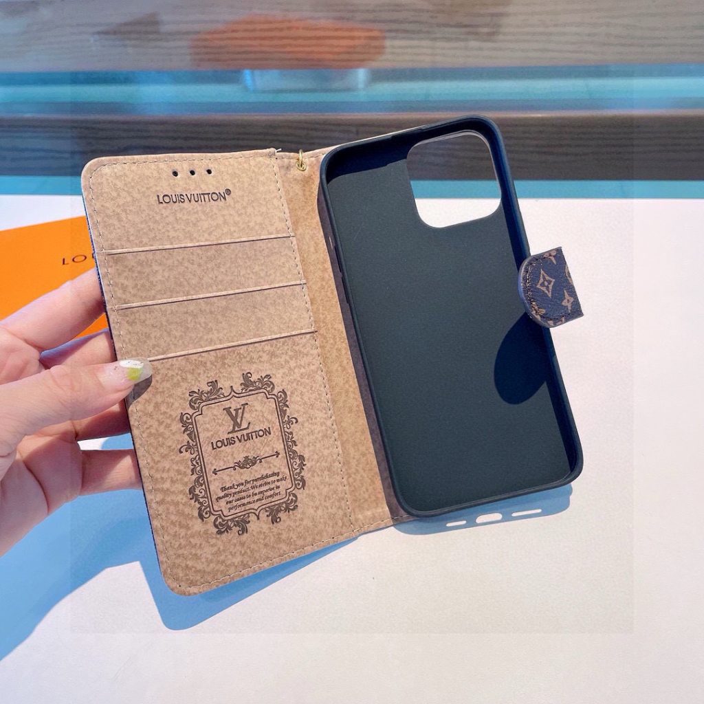 iPhoneケースルイヴィトン風 ブックタイプスマホケース 4色入 💼 - 画像 7