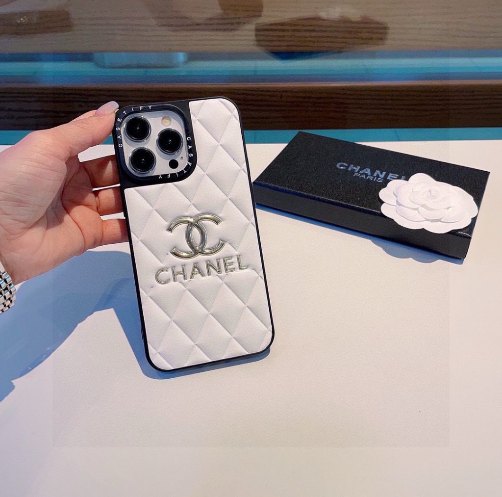 iPhoneケースシャネル スタイル 3色 横縦両用 スマホケース - 画像 3