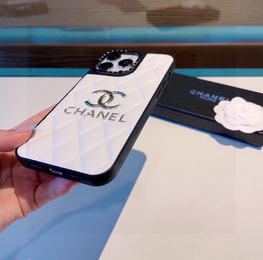 iPhoneケースシャネル スタイル 3色 横縦両用 スマホケース - 画像 6