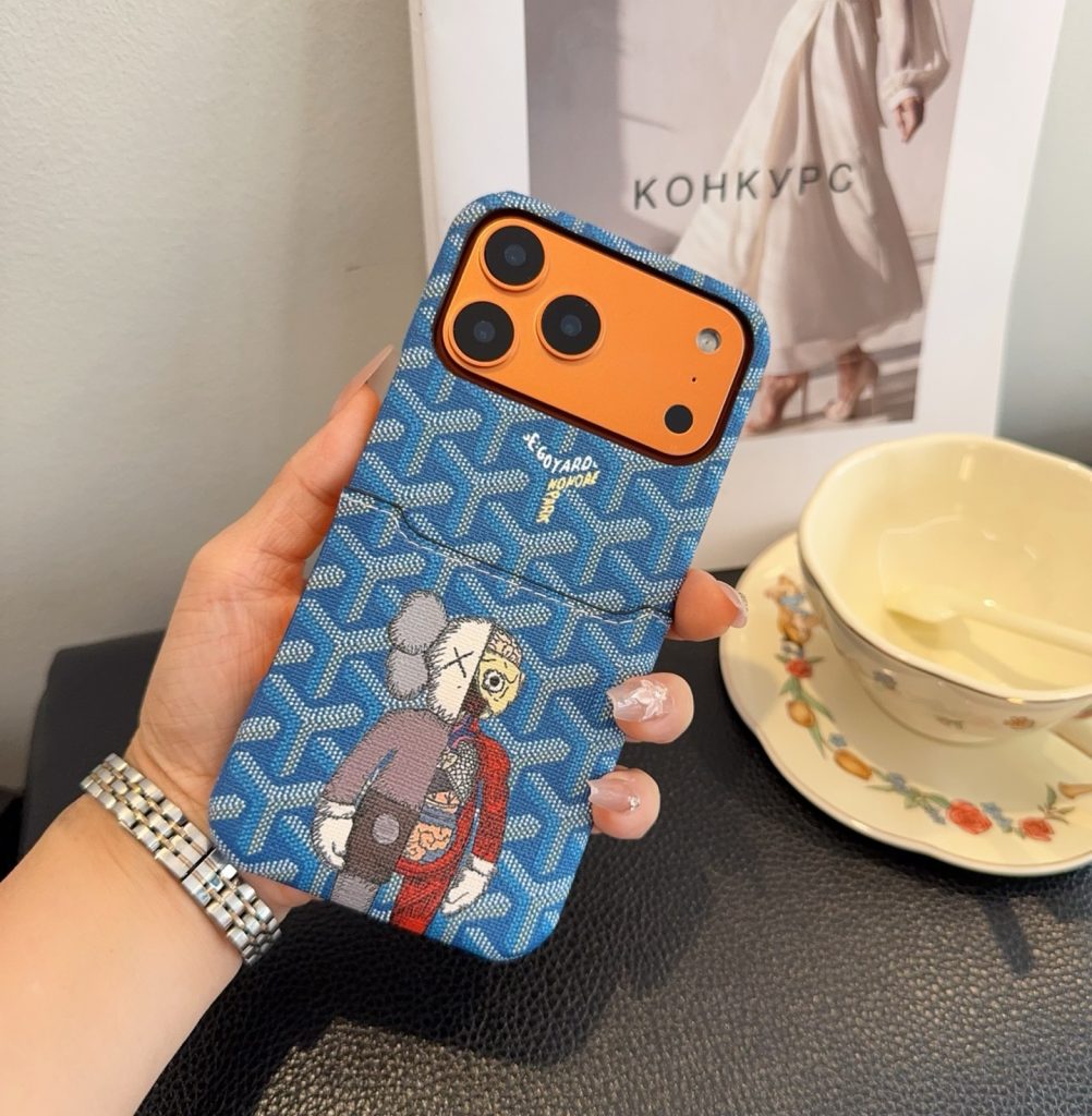 iPhoneケースGoyard×KAWS iPhoneケース 3色入 📱 - 画像 5