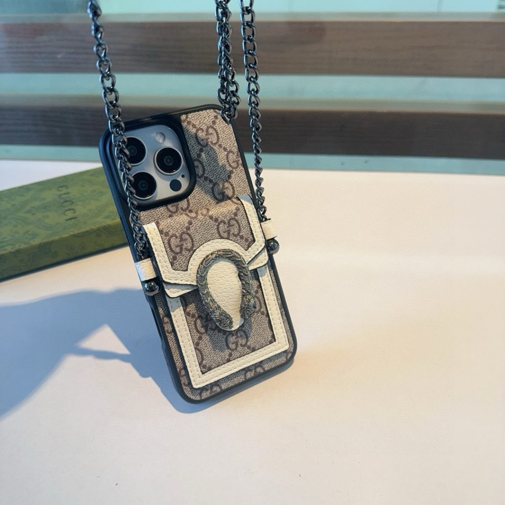 iPhoneケースGUCCI ディアゴノ ファッションスマホケース 2色入 - 画像 2