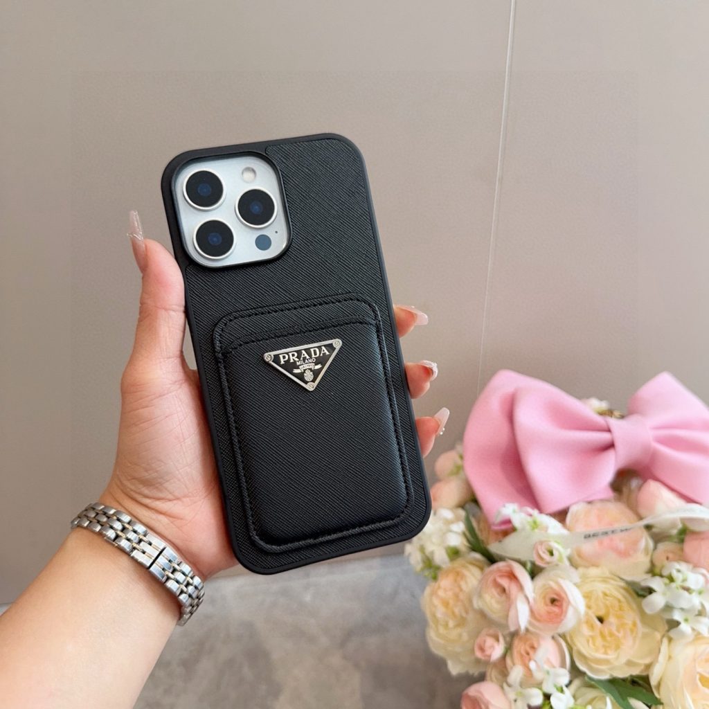 iPhoneケースプラダ マルチポケットスマホケース 1色入 📱 - 画像 2