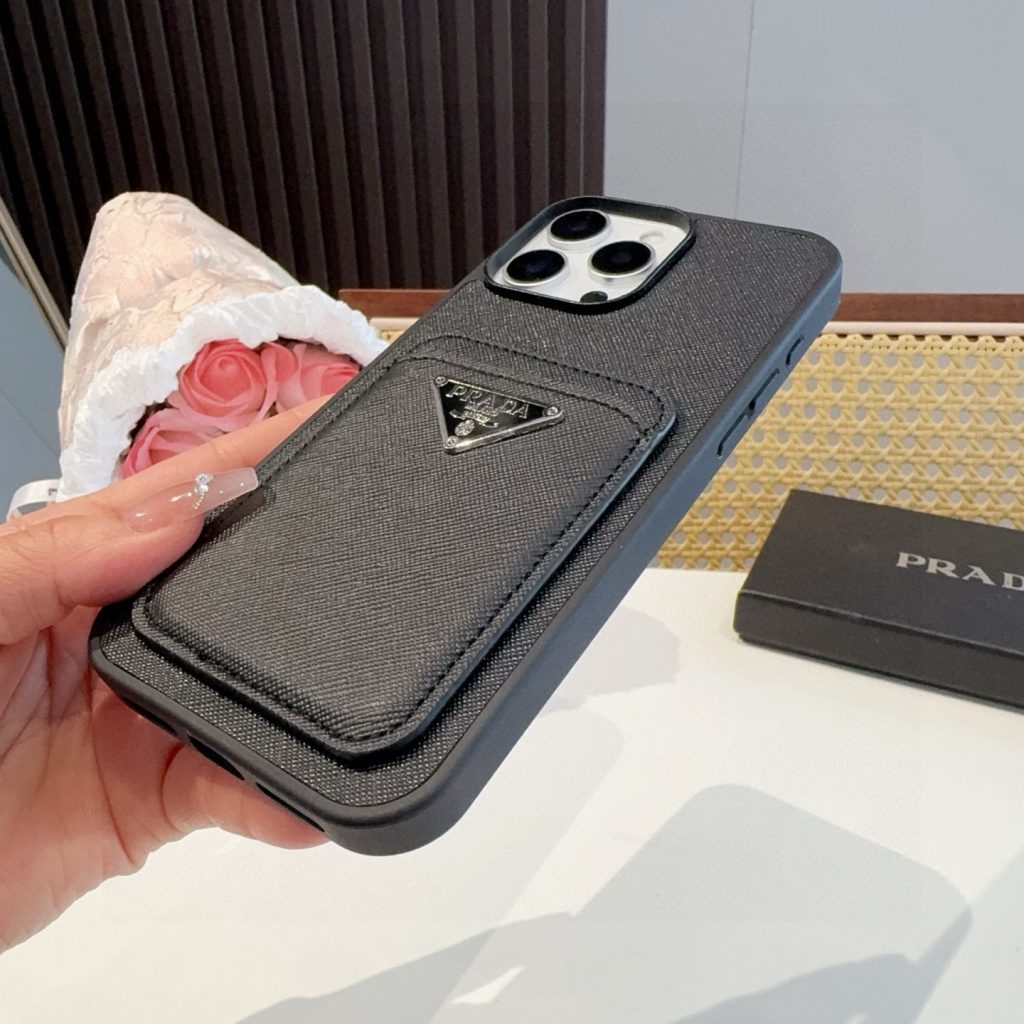 iPhoneケースプラダ マルチポケットスマホケース 1色入 📱 - 画像 5