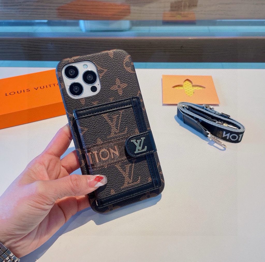 iPhoneケースLouis Vuitton モノグラム スマホケース 2色入 - 画像 2