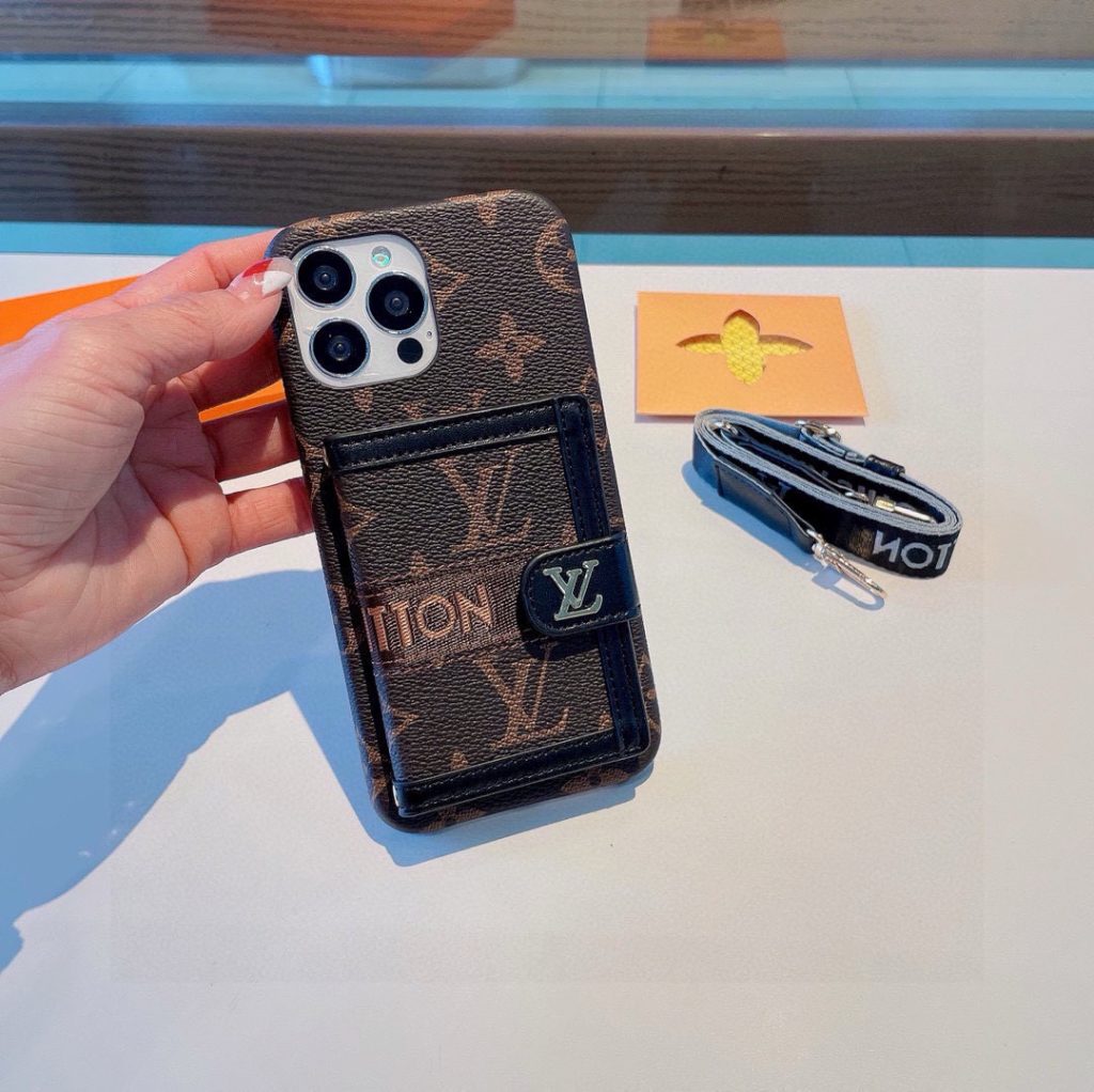 iPhoneケースLouis Vuitton モノグラム スマホケース 2色入 - 画像 4