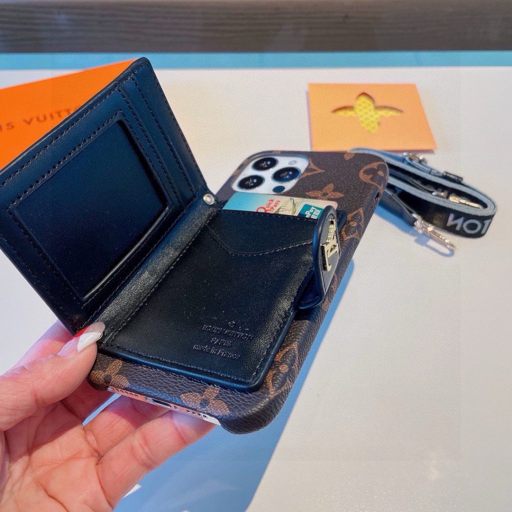 iPhoneケースLouis Vuitton モノグラム スマホケース 2色入 - 画像 7