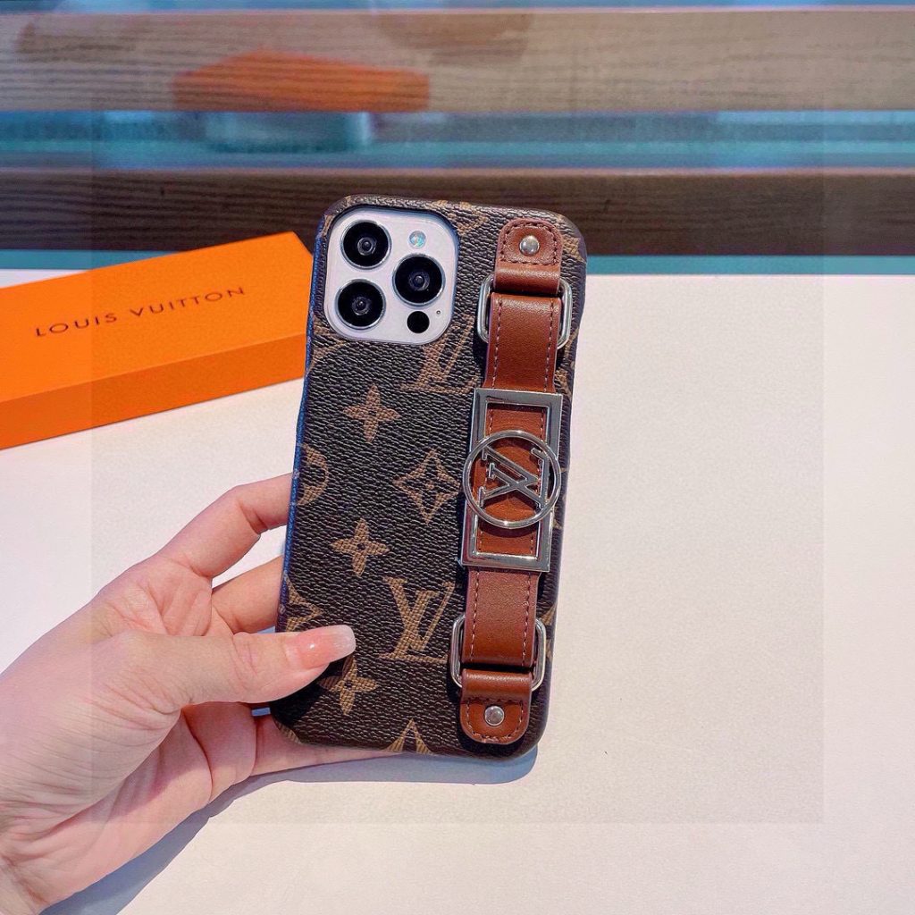 iPhoneケースルイヴィトン風 ブランドスマホケース 2色入 📱 - 画像 3