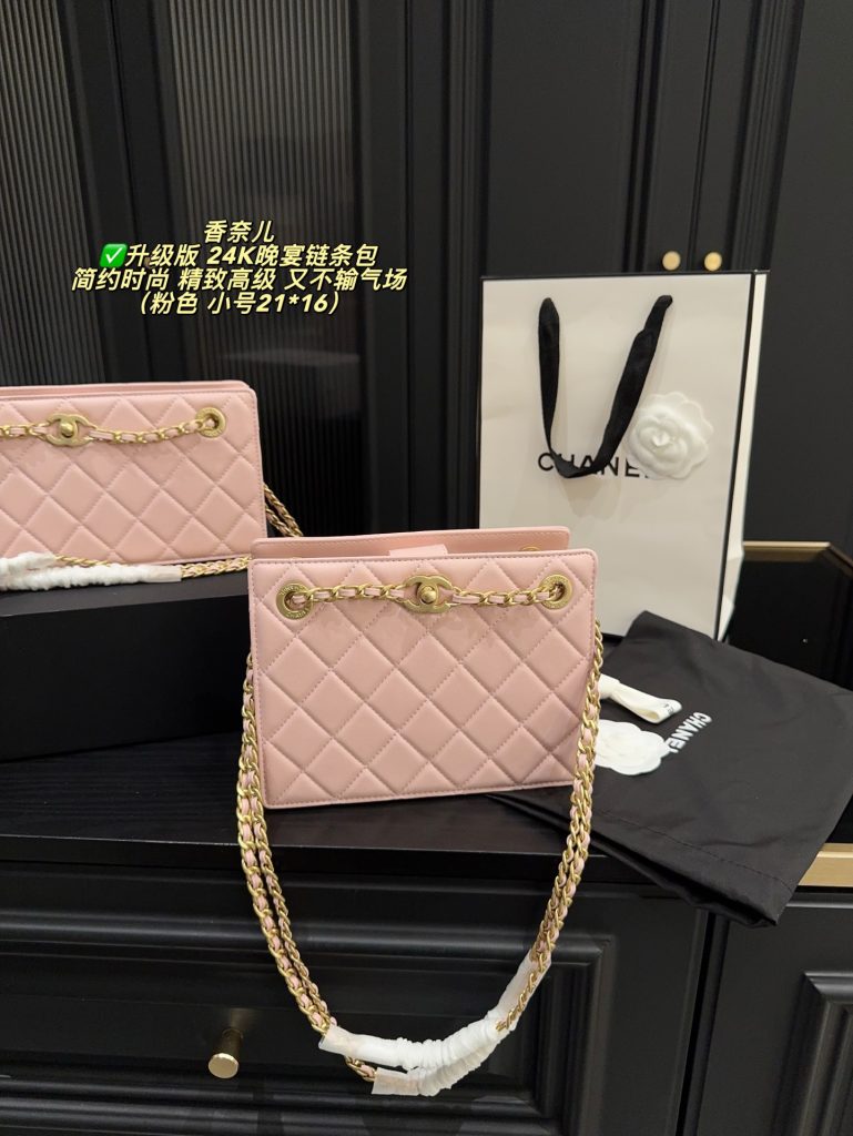 シャネル 24K マトラッセ チェーンバッグ 3色入 💖 - 画像 3